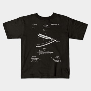 Razor patent blueprint Kids T-Shirt